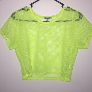 Fish net crop top